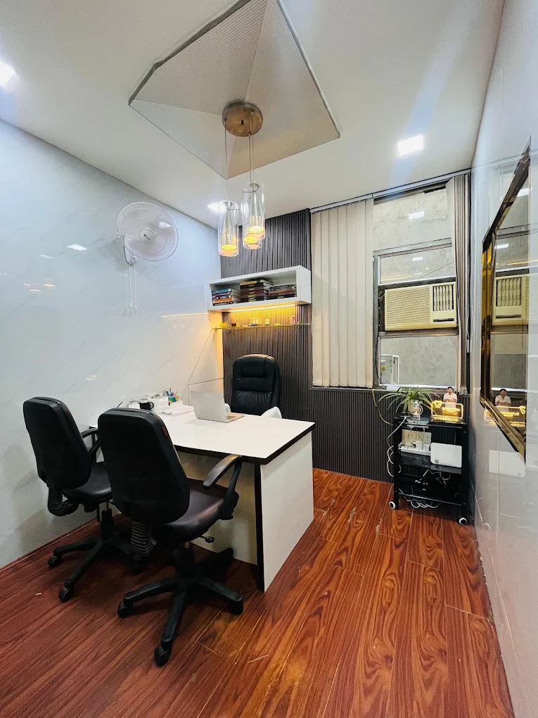 Consultation room inside Dr. Komal